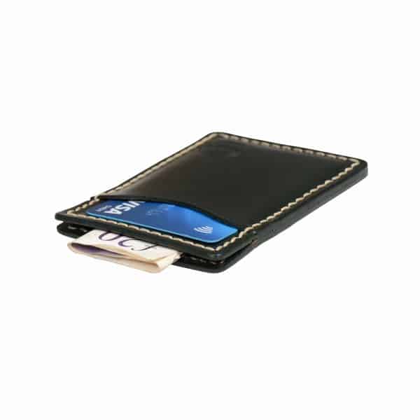 Tillerman Card Holder - Racing Green Bridle Leather Edition