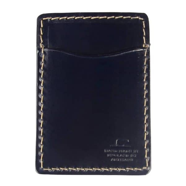 Tillerman Card Holder - Navy Bridle Leather Edition