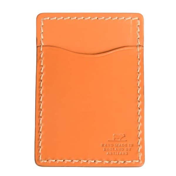 Tillerman Card Holder - Caramel Bridle Leather Edition