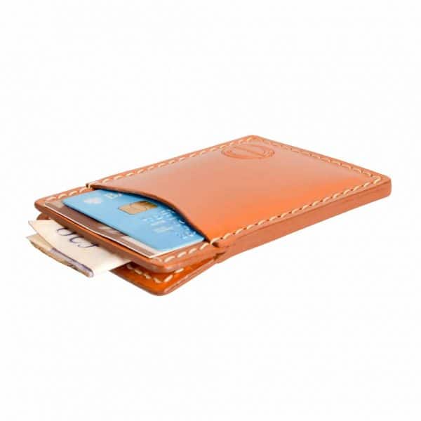 Tillerman Card Holder - Caramel Bridle Leather Edition