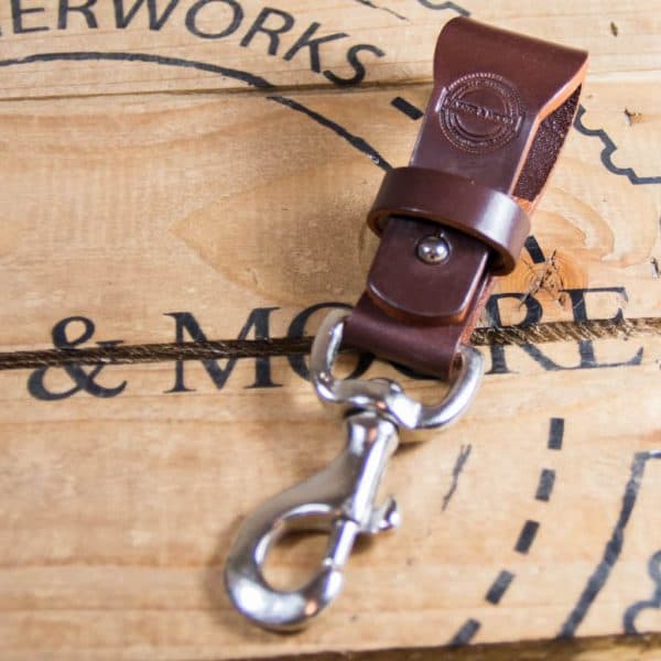 Yardman Deep Honey/Nickel Key Fob