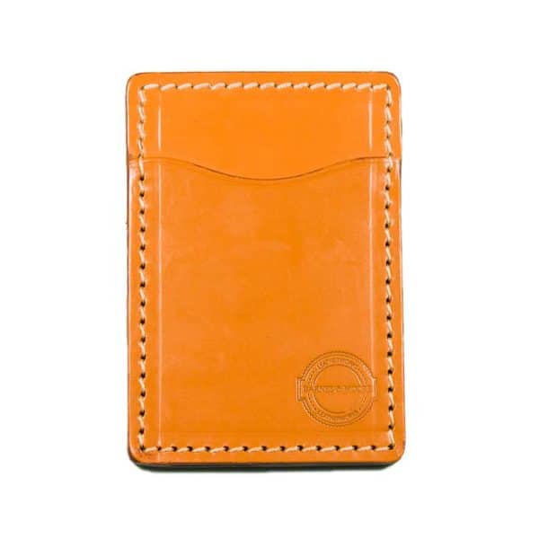 Tillerman Card Holder - Caramel Bridle Leather Edition