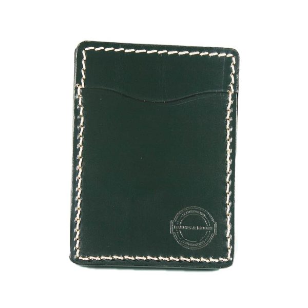 Tillerman Card Holder - Racing Green Bridle Leather Edition