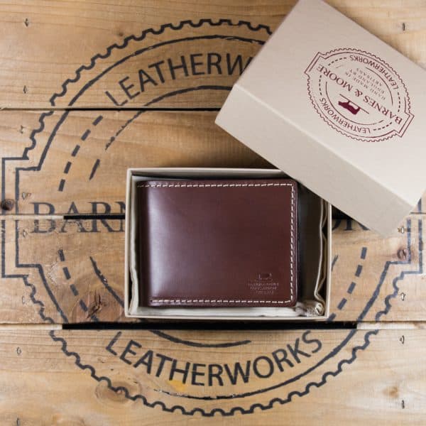 Drover Folding Wallet  Mahogany