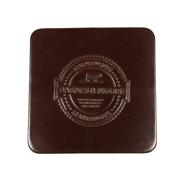 Coaster Set - Deep Honey Harness Leather