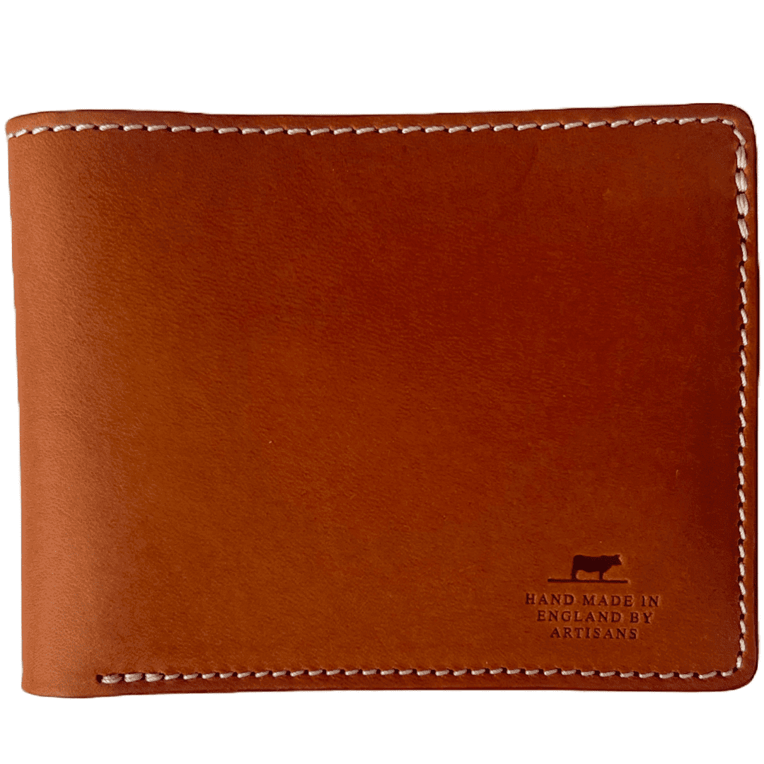 Italian Full Grain Leather Bifold Wallet for Men