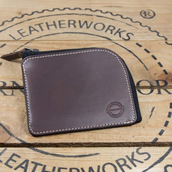 Mariner Zip Wallet  Deep Honey