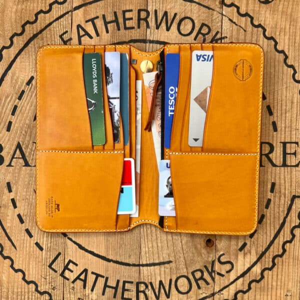 Roadster Long Wallet: Sunburst Italian Veg Tan Ltd Edition