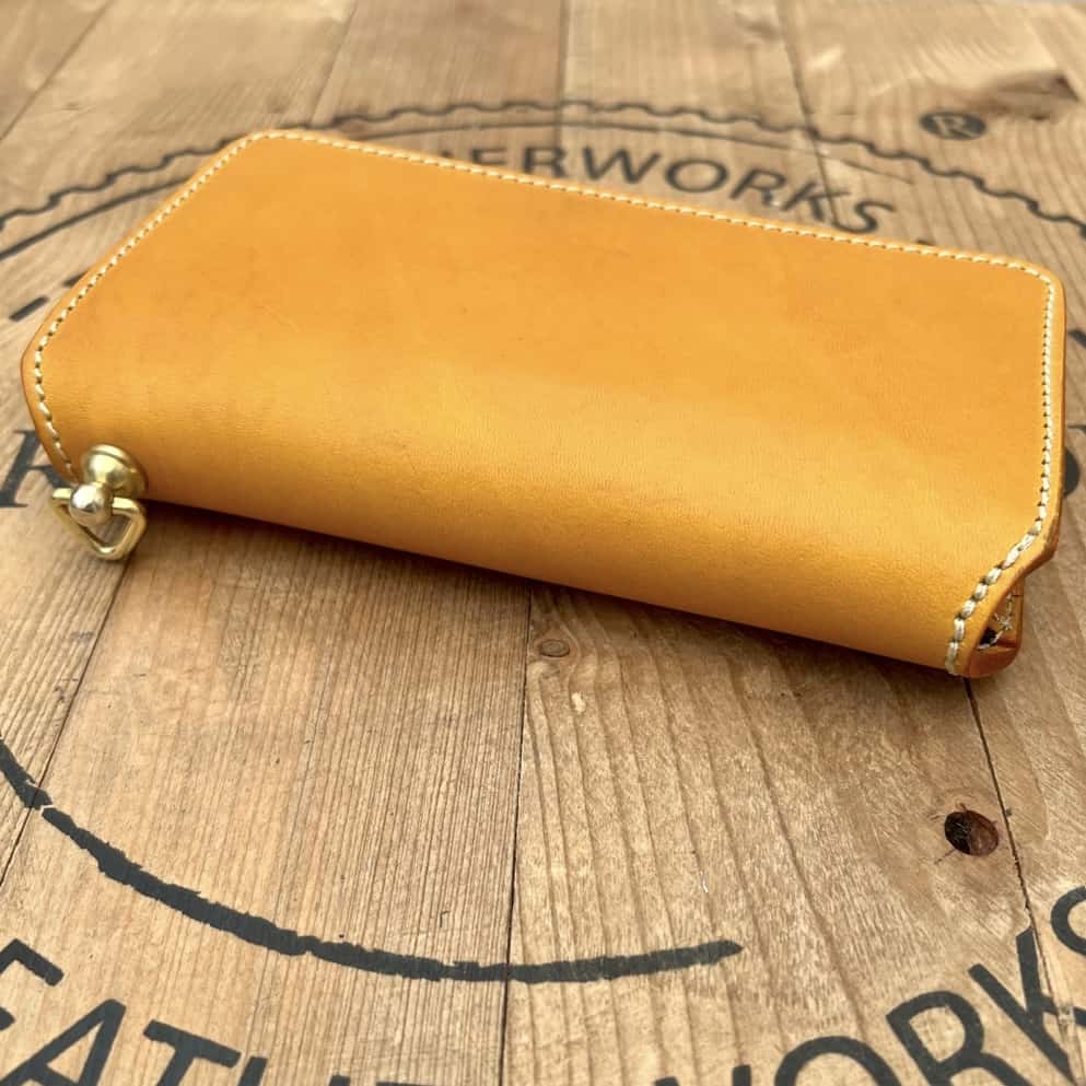 Large Trucker Wallet with Chain - Fox Creek Leather