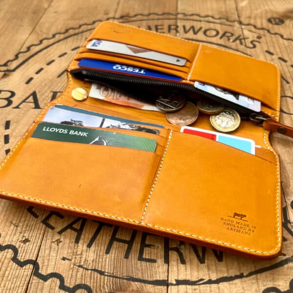 Roadster Long Wallet: Sunburst Italian Veg Tan Ltd Edition