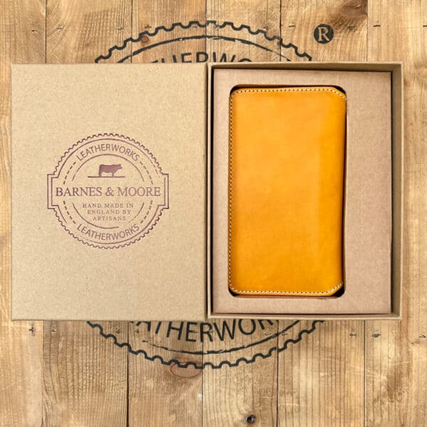 Roadster Long Wallet: Sunburst Italian Veg Tan Ltd Edition