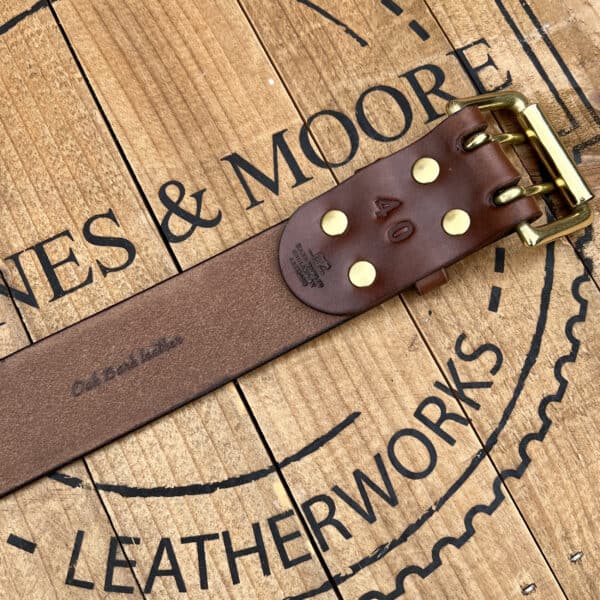 Heavyweight Belt Oak Bark Conker