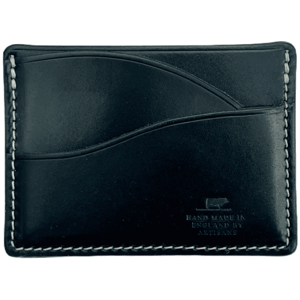 Drayman Card Holder - Black Horween Shell Cordovan