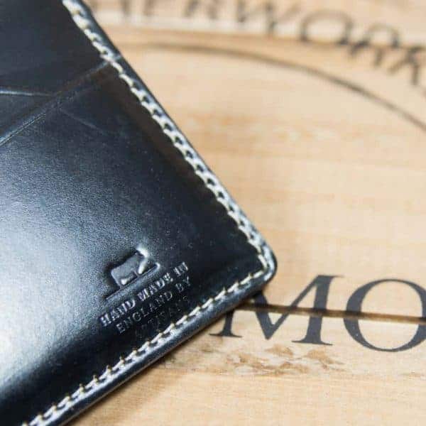 Drayman Card Holder - Black Horween Shell Cordovan