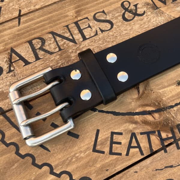 Heavyweight Belt Oak Bark Black