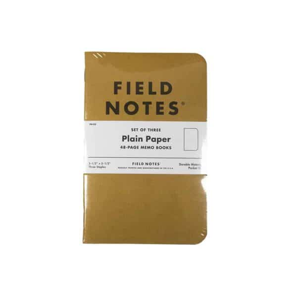 Field Notes Plain Kraft Notebook - 3 Pack