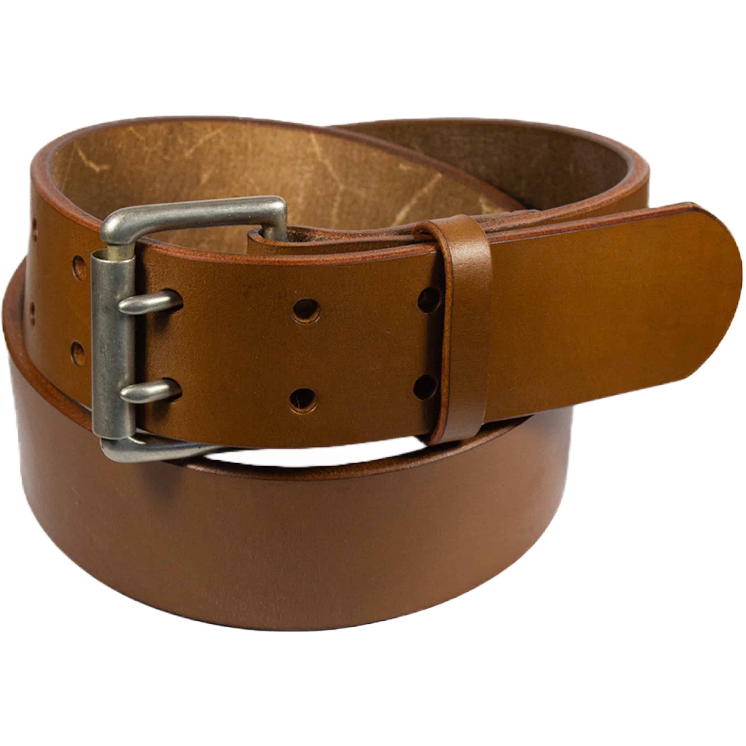 Heavyweight Belt in Oak Bark caramel by Barnes and Moore