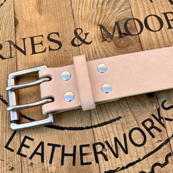 Heavyweight Belt Natural Harness Leather