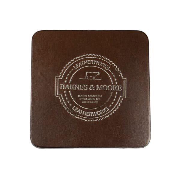 Coaster Set - Conker Oak Bark Leather