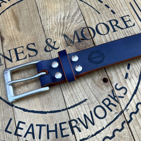 Garrison Belt Oak Bark Indigo