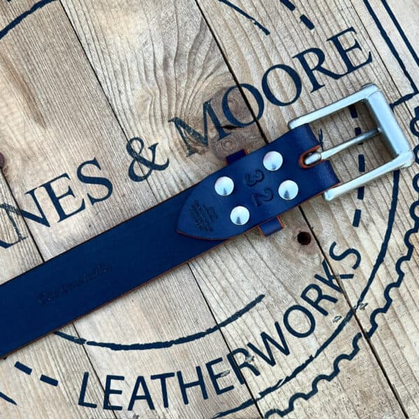 Garrison Belt Oak Bark Indigo