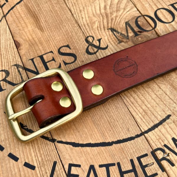 Submariner Belt Oak Bark Dark Stain