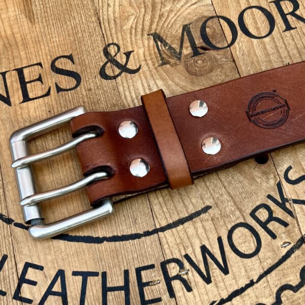 Heavyweight Belt Oak Bark Dark Stain