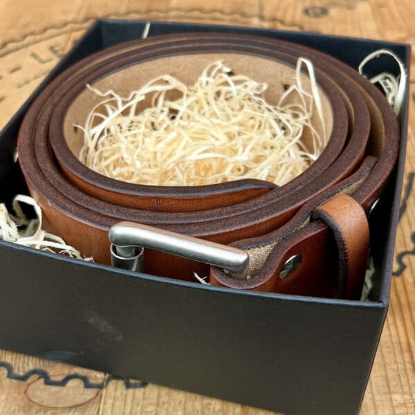 Heavyweight Belt Oak Bark Dark Stain