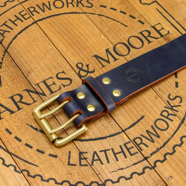 Heavyweight Belt Oak Bark Indigo