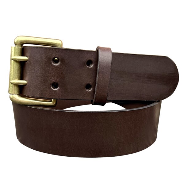 Heavyweight Belt Deep Honey Harness Leather