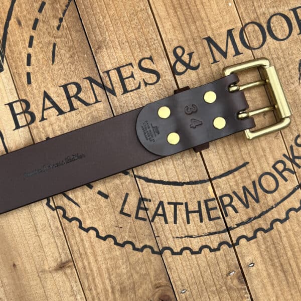 Heavyweight Belt Deep Honey Harness Leather