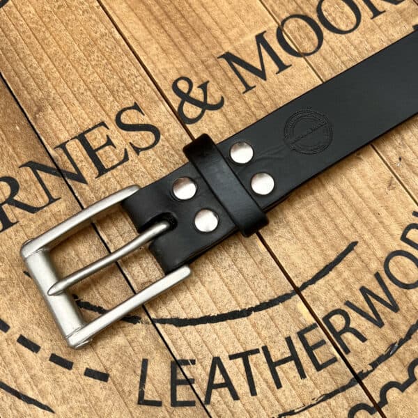 Garrison Belt Oak Bark Black