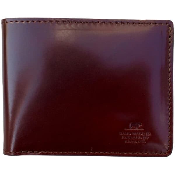 Longshore Folding Wallet: Shinki Hikaku Oxblood Shell Cordovan