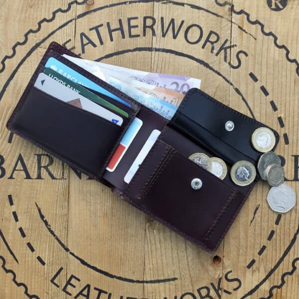 Longshore Coin Wallet-Shinki Hikaku Oxblood Shell Cordovan