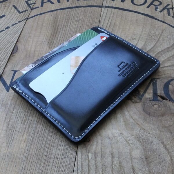 Drayman Card Holder - Black Shinki Hikaku Shell Cordovan