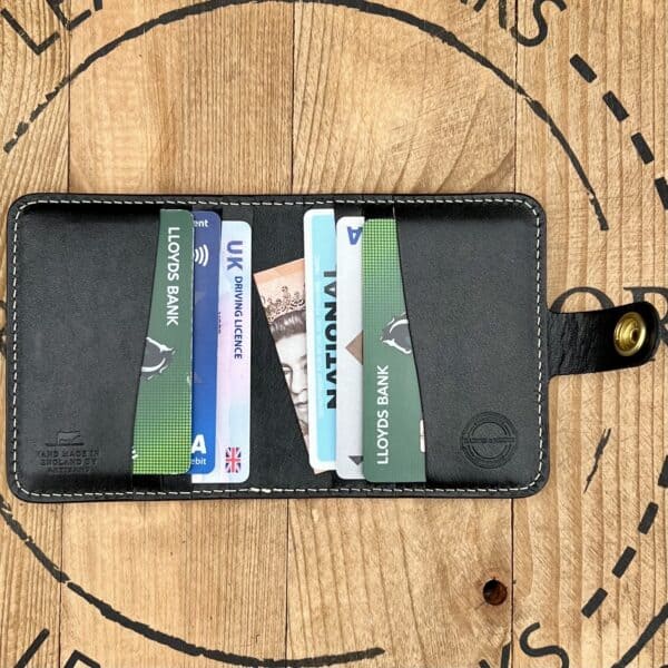 Sportsman Card Holder -  Natural Shinki Hikaku Shell Cordovan