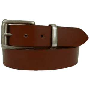 Barnes and Moore Belt Slim Black/Brass — Store Du Nord