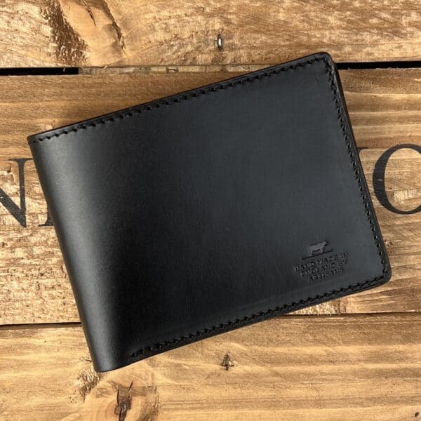 Longshore Folding Wallet Black Tochigi Japanese Leather - Ltd Edition