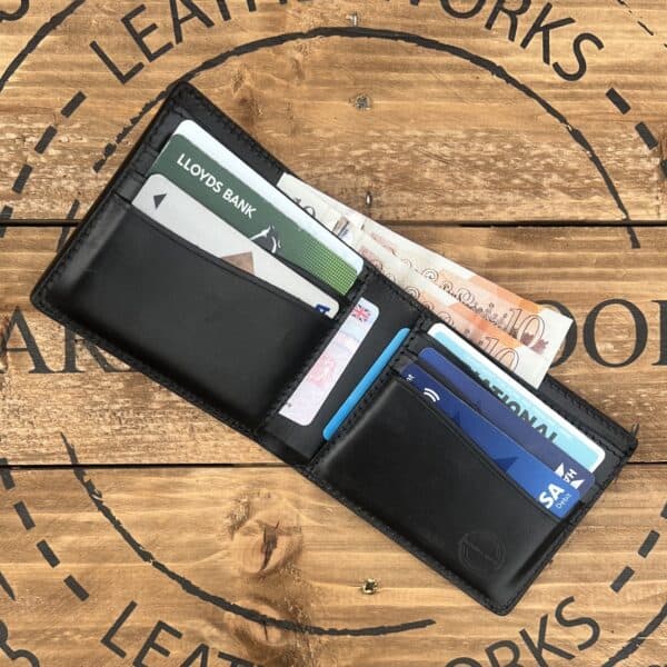 Longshore Folding Wallet Black Tochigi Japanese Leather - Ltd Edition