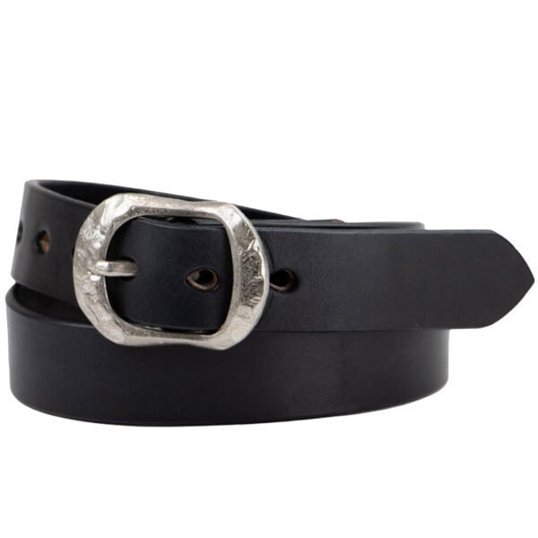 Japanese Shonan Belt - Style No.2 : Glazed Black