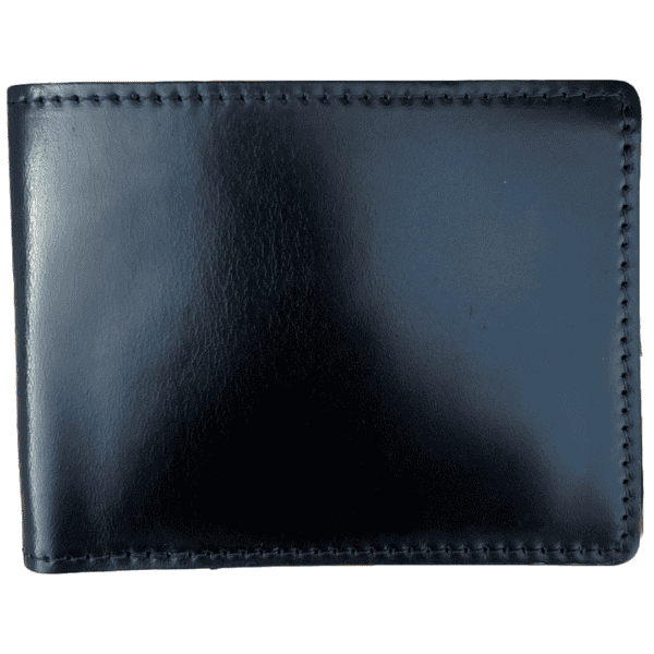 Longshore Coin Wallet-Shinki Hikaku Black Shell Cordovan