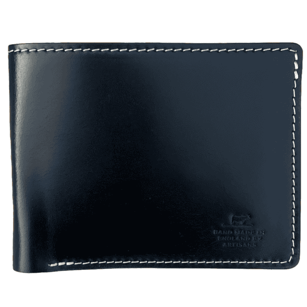 Longshore Folding Wallet: Shinki Hikaku Black Shell Cordovan